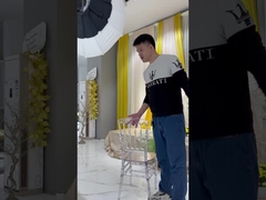 結婚の宴会のでき事の使用積み重ね可能なフェニックスの樹脂のchowariの椅子